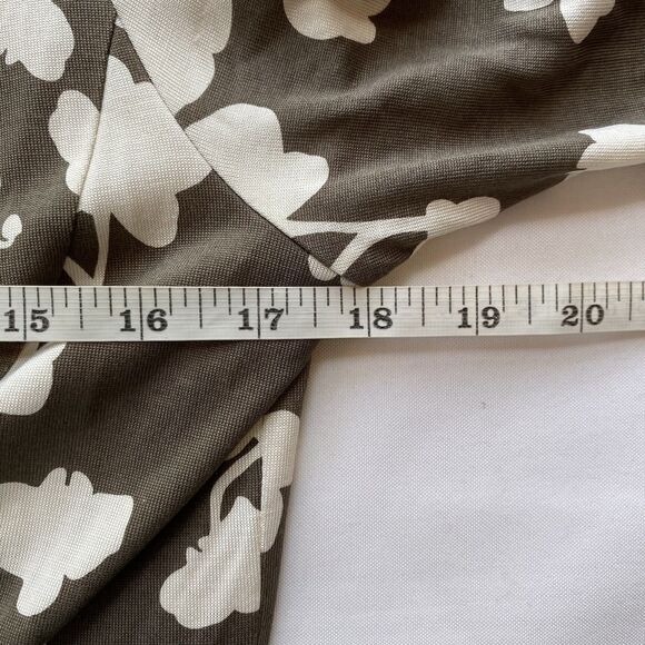 NWT Diane Von Furstenberg Faith Camo/ Navy Print Silk Jersey Wrap Dress Size 10 - Picture 16 of 16